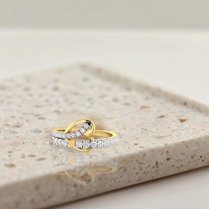 Infused Heart Diamond Ring