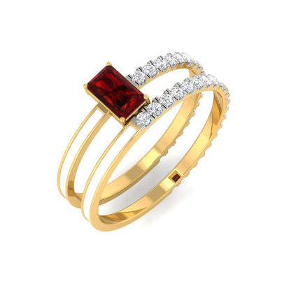 Victorian Ruby Diamond Ring
