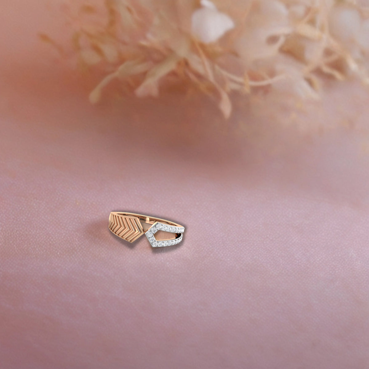 Roman Gold and Diamond Ring