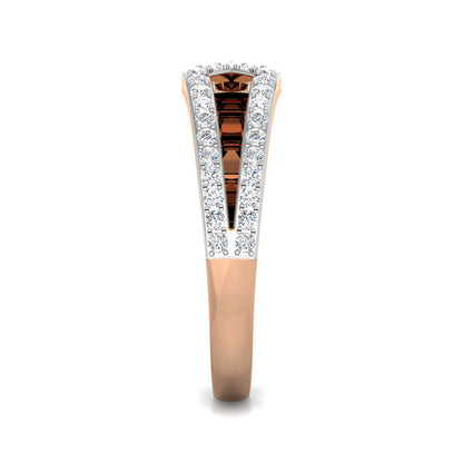 Roman Gold and Diamond Ring